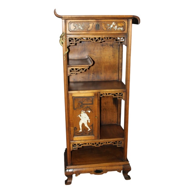 Japanese Cabinet from Bastet in Lyon, 1890s For Sale