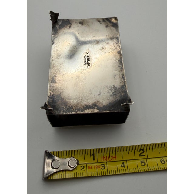 Gemstone Early 20th Century Edward Farmer Sterling Silver & Carved Carnelian Matchbox Holder For Sale - Image 7 of 8