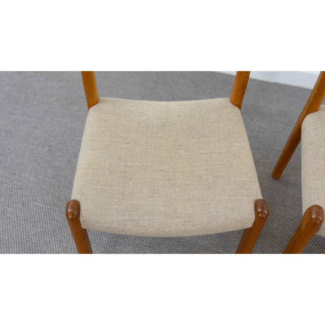 Mid-Century Teak Dining Chairs from EMC, 1960s, Set of 4 For Sale - Image 9 of 18
