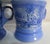 Mid 20th Century Currier & Ives Set of 6 Cups Blue Mugs For Sale In New Orleans - Image 6 of 10