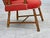 Red Scandinavian Armchair in Red Wool and Beech, 1960s For Sale - Image 8 of 18