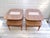 Vintage Pair Reiss Mid Century Modern 2 Tier Tile Top Walnut Side Tables For Sale - Image 10 of 17