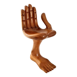 Mid 20th Century Large Hand and Foot Sculpture by Pedro Friedeberg