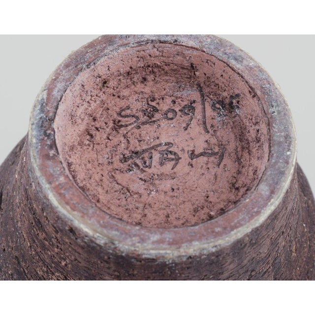 Large Vase in Rimini Blue Glazed Ceramic by Aldo Londi for Bitossi, Italy, 1960s For Sale - Image 6 of 8