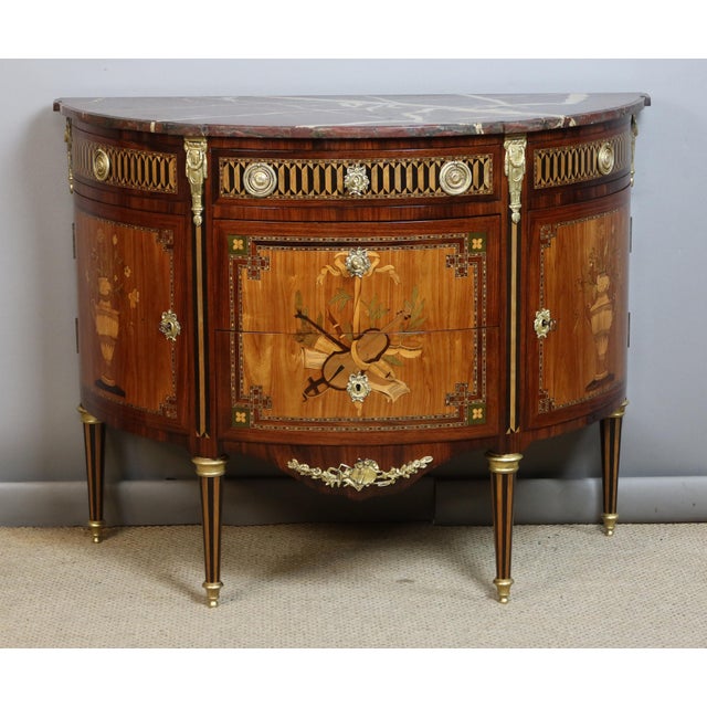 Louis XVI Commode, 1800s For Sale - Image 3 of 14