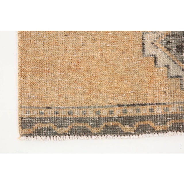 Vintage Turkish Geometric Runner For Sale - Image 9 of 13