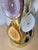 2020s Contemporary Brass Murano Glass Flame Lamps, Italy - a Pair EU Wired For Sale - Image 5 of 13