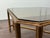 Vintage Hollywood Regency Style Brass and Smoked Glass Coffee Table, 1970s For Sale - Image 14 of 17
