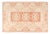 Burnt Orange and Beige Faded Neutral Area Rug For Sale