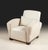 Imported from Italy, this contemporary lounge chair offers a clean, comfortable profile with wide upholstered arms, a...