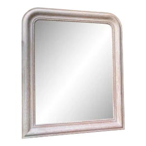 Serena & Lily Cerused Wood Arched Mirror