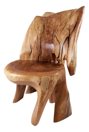 Veles Wooden Lounge Chair by Logniture
