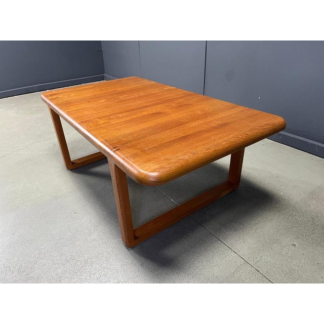 Wood Mid-Century Scandinavian Teak Coffee Table, 1970s For Sale - Image 7 of 12