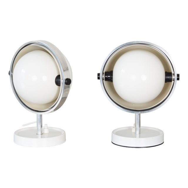 Moonlight Table Lamps from Flemming Brylle, 1960s, Set of 2 For Sale