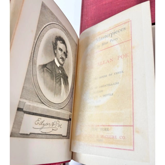Gold Antique 1902 “Little Masterpieces of Science” Books – Bordeaux Cloth & Gilt Decorative Library Set (7 Volumes) For Sale - Image 8 of 12