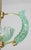 1950s Extra Rare Green Acquamarine Art Deco Barovier E Toso Chandelier For Sale - Image 9 of 16