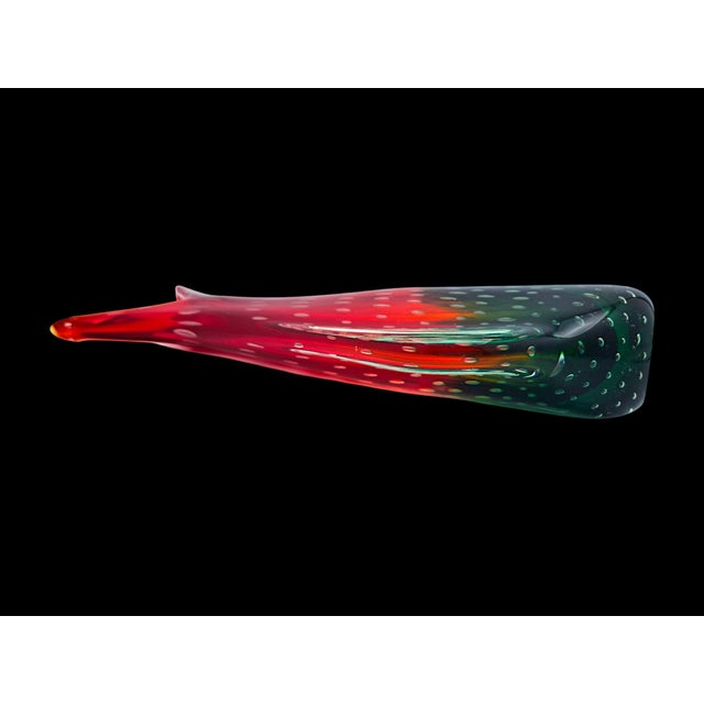 Modern Murano Glass Vase in Sommerso and Bullicante Glass from Manifattura Di Murano, 1980s For Sale - Image 3 of 7