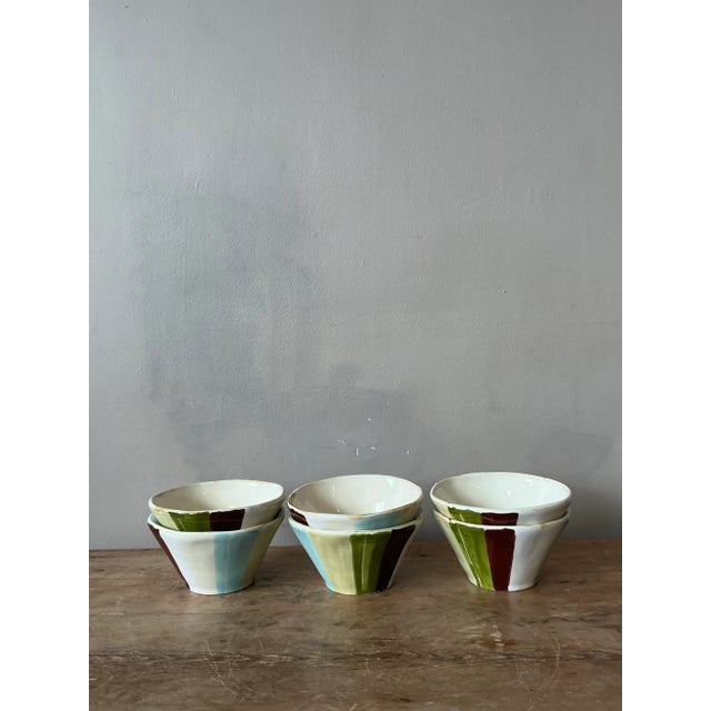 Beige Vintage Boho Oyster Ceramic Bowl For Sale - Image 8 of 10