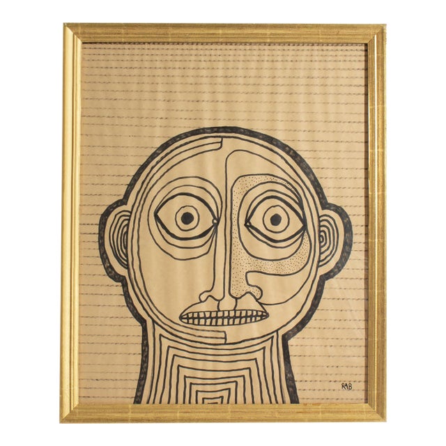 Abstract Marker on Paper Drawing by r.a. Buys For Sale
