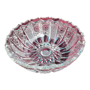 Antique American Brilliant Period Cut Crystal Bowl