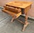 William IV 18th Century William IV Style Refinished Mahogany Two Drawer Sewing Table Work Table For Sale - Image 3 of 11
