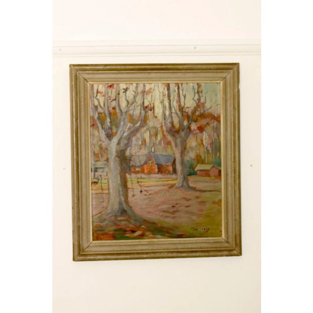 Olle Farla, Autumn, 1960s, Oil on Panel, Framed For Sale - Image 7 of 10