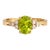 Peridot Engagement Wedding Ring, August Birthstone Peridot Cubic Zirconia Ring Us 7 For Sale