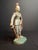 Antique Cast Iron Knight in Armor Doorstop Gold Red Paint 9" Figural Sentry For Sale - Image 9 of 14
