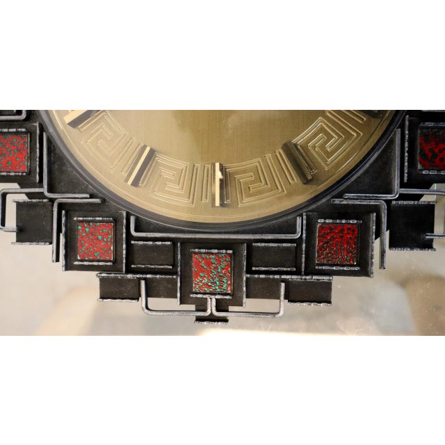 Electric Wall Clock from Atlantic, 1970s For Sale - Image 6 of 11