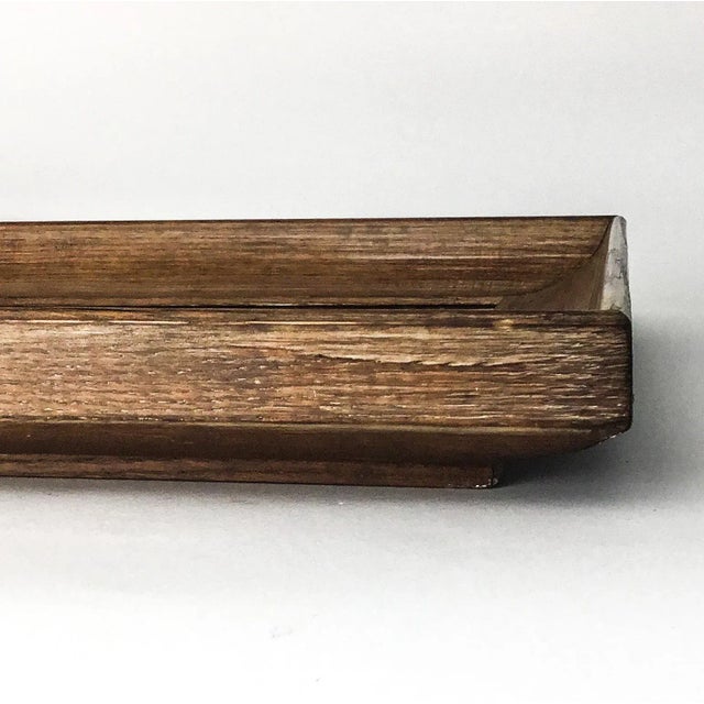 1951 MCM Oak Frame Oil Painting For Sale - Image 11 of 13