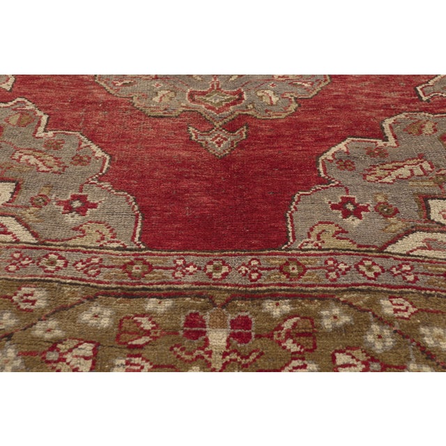 Vintage Turkish Oushak Rug - 05'01 X 11'04 For Sale - Image 11 of 11