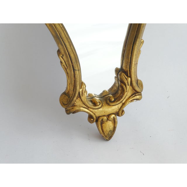 Baroque Vintage Baroque Ornate Wall Mirror, 1960s For Sale - Image 3 of 11