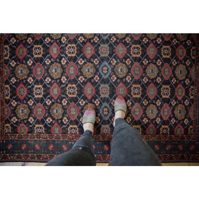 Transitional Vintage Fine Malayer Rug - 4'9" X 6'3" For Sale - Image 3 of 12