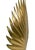 Contemporary Matthew Izzo Home Sprig Antique Brass Table Sculpture on Marble Base For Sale - Image 3 of 7