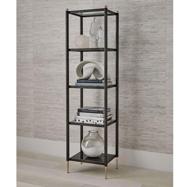 Black Stilleto Etagere For Sale - Image 8 of 9