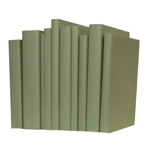 Take your design to a new level with the Spanish Moss Oversized Paper Wrapped Books By The Foot from Booth & Williams....