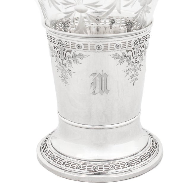 Dominick & Haff 1919 Sterling Silver Vase For Sale - Image 4 of 6