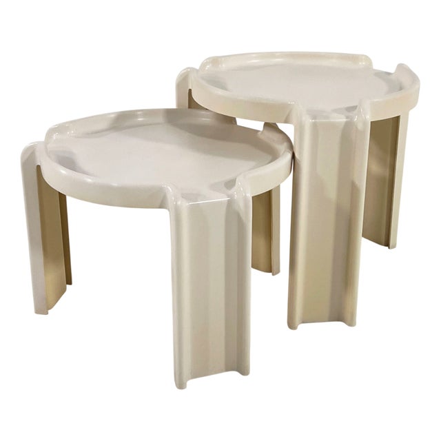 Side Tables by Giotto Stoppino for Kartell, 1970s, Set of 2 For Sale