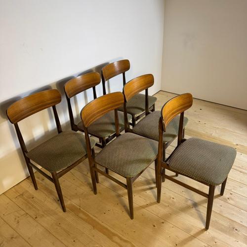 Brown Mid-Century Modern Chairs, 1960s, Set of 6 For Sale - Image 8 of 9