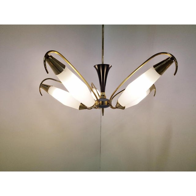 Mid-Century Italian Chandelier, 1960s For Sale - Image 6 of 12