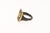 Metal A Bronze Roman Ring With 21k Gold, Size 6.5 For Sale - Image 7 of 12