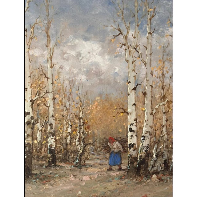 Impressionist Jozsef Csillag Hungarian Landscape Oil Painting For Sale - Image 3 of 3