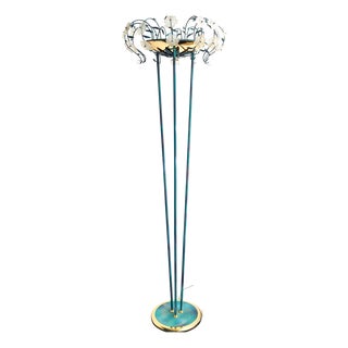 Murano Floor Lamp by Seguso for Venini, Italy, 1980s For Sale