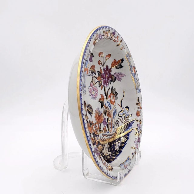 Blue Davenport Covered Dish, England Circa 1830 For Sale - Image 8 of 13