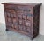 20th Century Narrow Catalan Spanish Baroque Dark Walnut Credenza or Buffet For Sale - Image 4 of 10