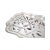 Victorian Vintage Silver Decoupage Tray For Sale - Image 3 of 7
