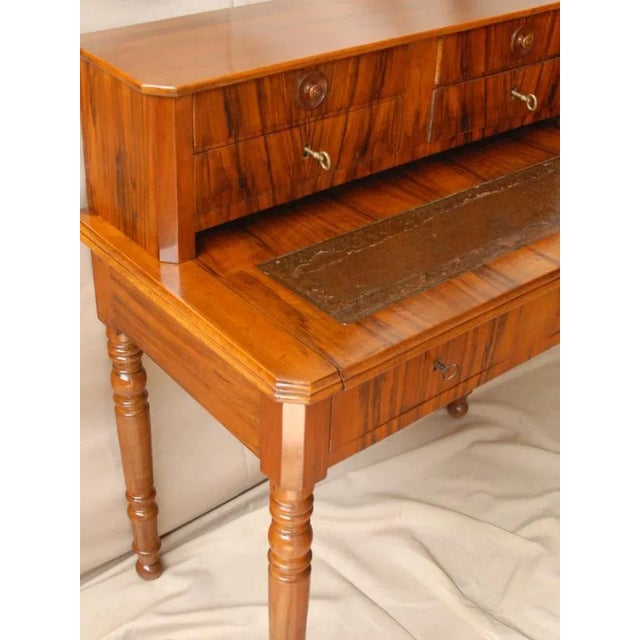 French Desk with Castle, 1860 For Sale - Image 6 of 12