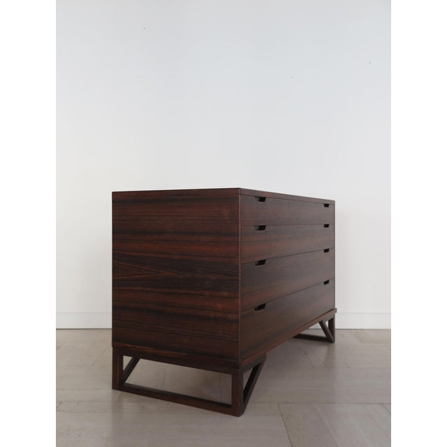 Dark Wood Chest of Drawers from Svend Langkilde, Denmark, 1960s, Set of 2 For Sale - Image 13 of 18
