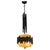 Brutalist Metal and Textured Amber Glass Pendant Lamp, Germany, 1970s For Sale - Image 12 of 12
