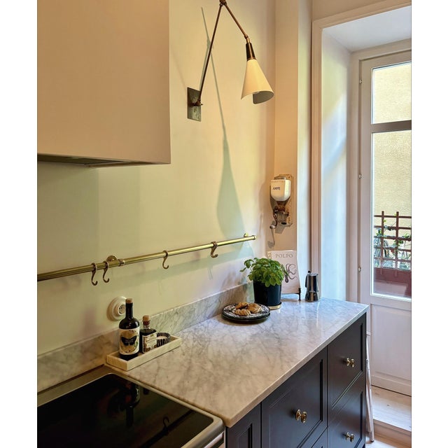 White Wall Lamps in the style of Stilnovo, Set of 3 For Sale - Image 4 of 10